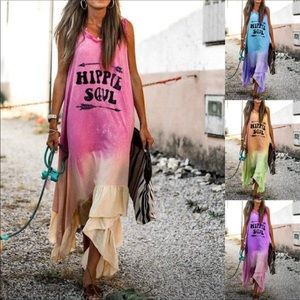 Restockedhippie Soul Slip Maxi Dress 